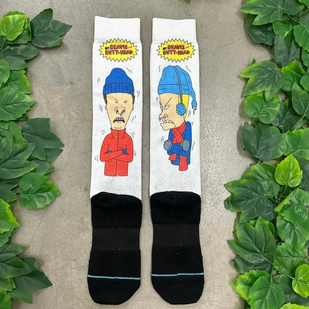 Beavis and Butt-Head Mike Judge Crew Socks